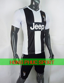 Áo đấu Juventus sân nhà 2018 2019 sọc đen trắng