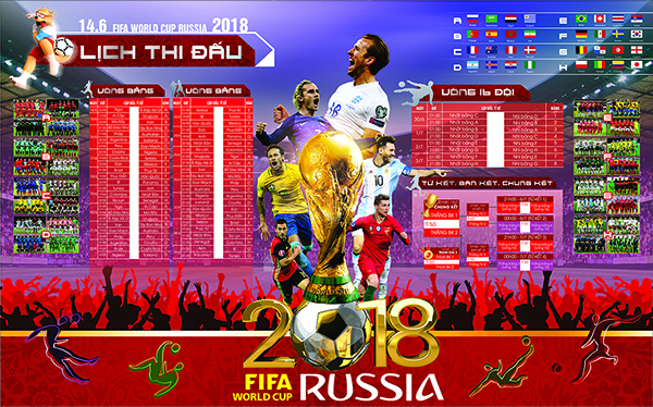 HƯỚNG DẪN ĐỒNG BỘ HÓA LỊCH THI ĐẤU WORLD CUP 2018 VÀO SMARTPHONE