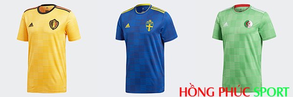 Bỉ, Thụy Điển và Algeria dùng chung thiết kế Adidas Condivo 18 Bỉ, Thụy Điển và Algeria dùng chung thiết kế Adidas Condivo 18