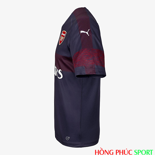 Áo đấu Arsenal sân khách mùa giải 2018 2019 nhìn ngang Áo đấu Arsenal sân khách mùa giải 2018 2019 nhìn ngang