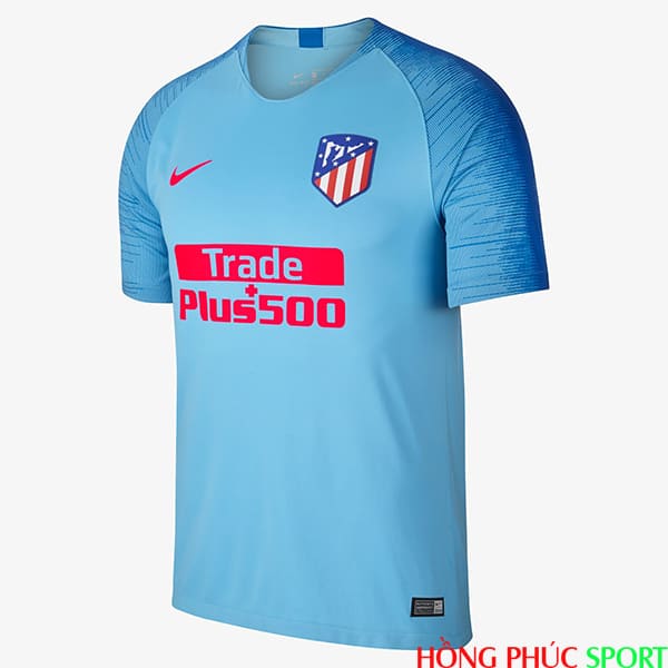 Phía trước áo đấu Atletico Madrid sân khách mùa giải 2018 2019