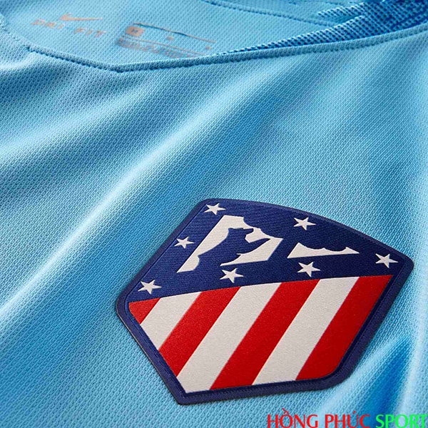 Logo áo đấu Atletico Madrid sân khách mùa giải 2018 2019