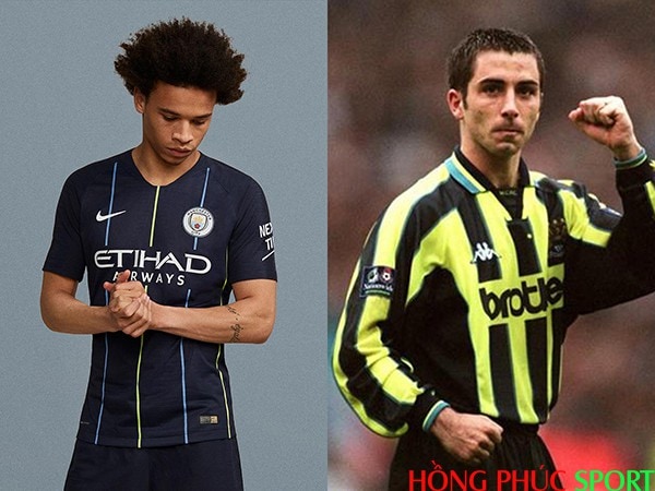 Áo đấu Man City mùa giải 2018 2019 và mùa giải 1998 1999