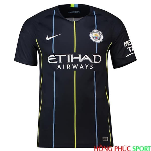 Phía trước áo đấu Man City mùa giải 2018 2019