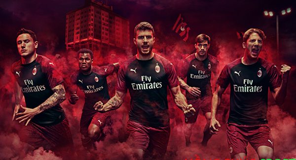 Công bố áo đấu AC Milan thứ ba mùa giải 2018 2019