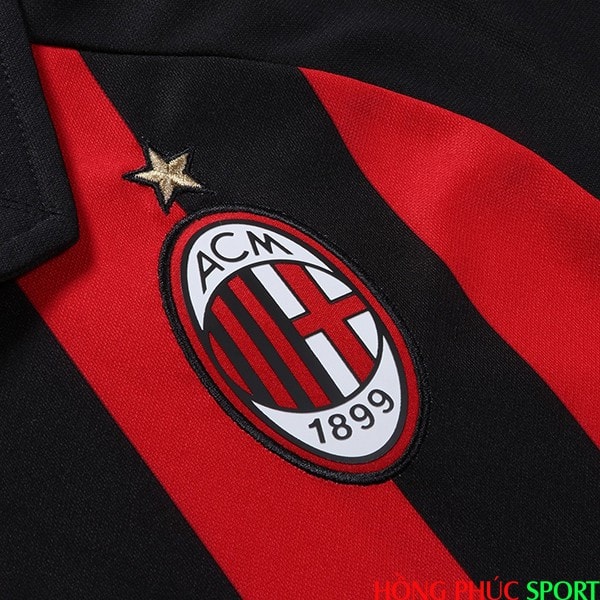 Logo áo đấu AC Milan sân nhà mùa giải 2018 2019