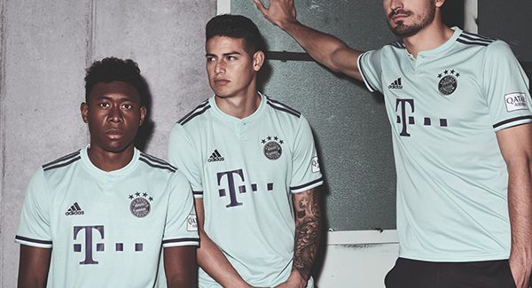 Công bố áo đấu Bayern Munich sân khách mùa giải 2018 2019