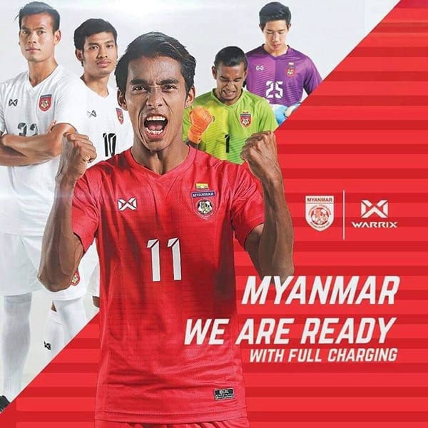Áo đấu đội tuyển Myanmar tại AFF Suzuki Cup 2018