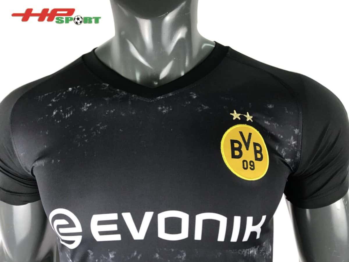 ÁO ĐÁ BÓNG DORTMUND SÂN KHÁCH 2019 2020 MÀU ĐEN