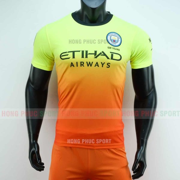 ÁO BÓNG ĐÁ MANCHESTER CITY MẪU THỨ BA 2019 2020 VÀNG HỒNG