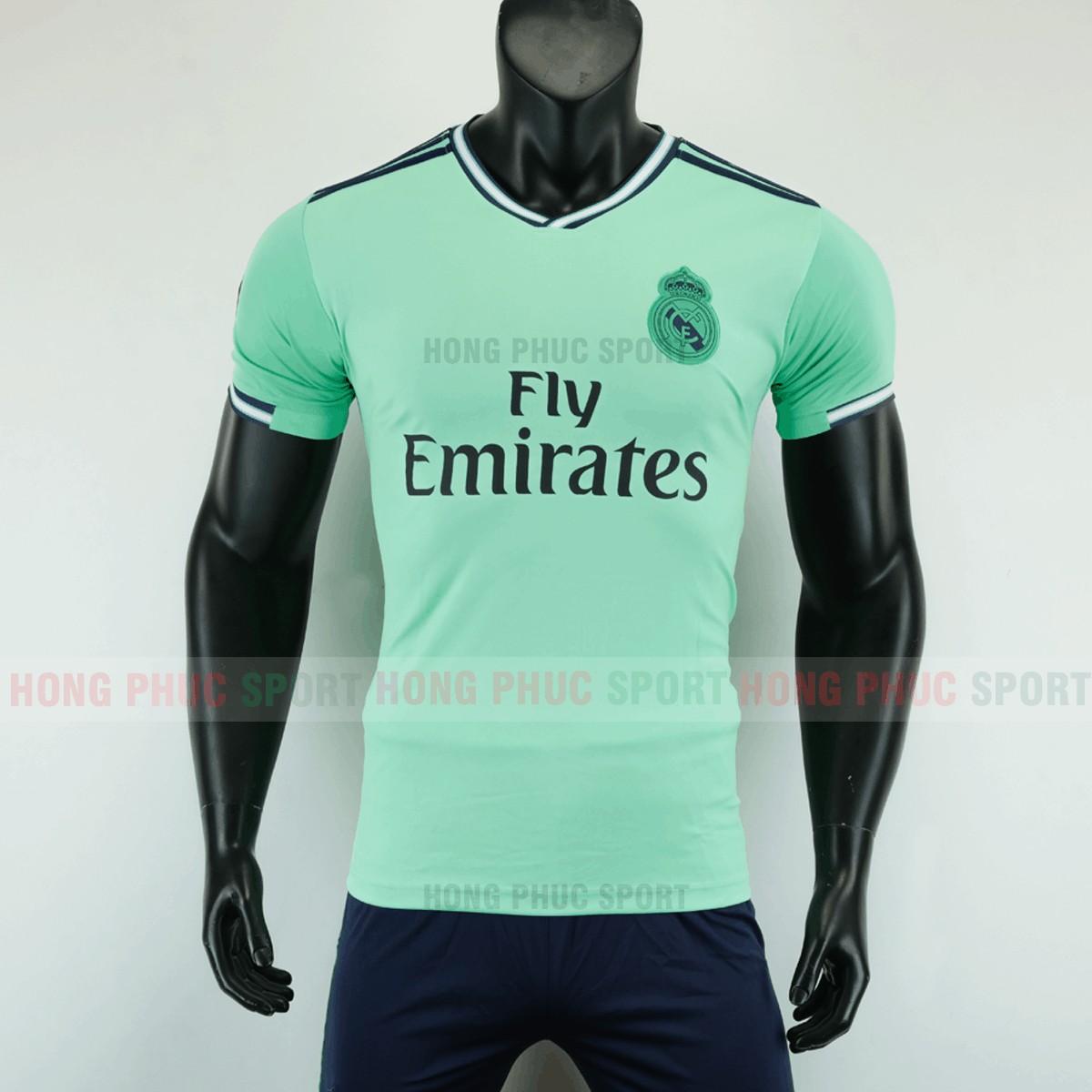 Áo bóng đá Real Madrid mẫu thứ ba 2019 2020 xanh ngọc