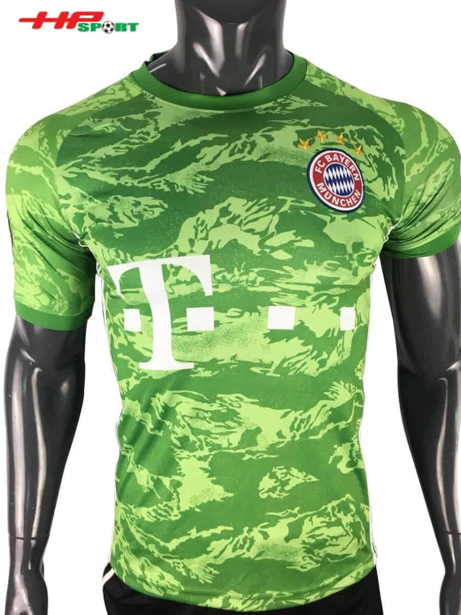 ÁO THI ĐẤU THỦ MÔN BAYERN MUNICH 2019 2020 MÀU XANH 