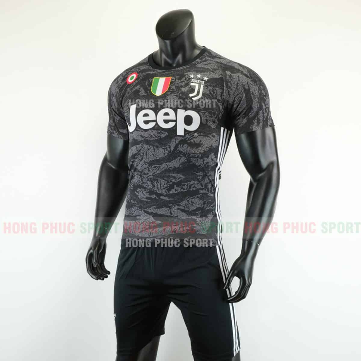 ÁO THI ĐẤU THỦ MÔN JUVENTUS SÂN NHÀ 2019 2020 MÀU ĐEN