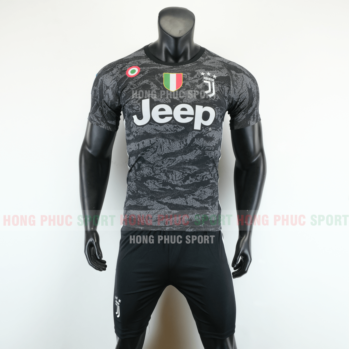 ÁO BÓNG ĐÁ THỦ MÔN JUVENTUS SÂN NHÀ 2019 2020 MÀU ĐEN