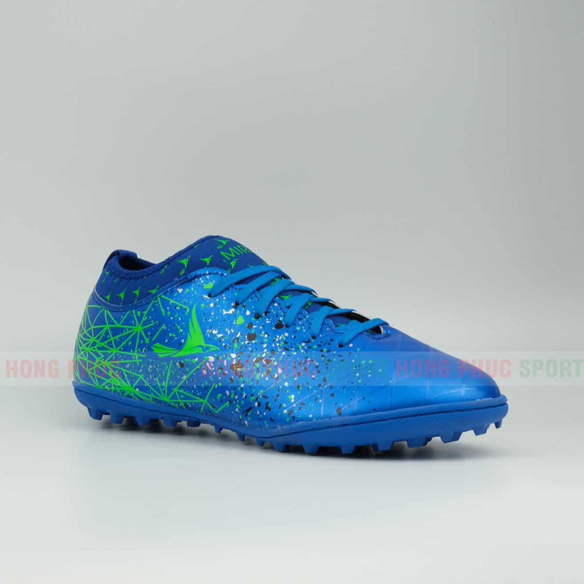 GIẦY ĐÁ BÓNG CHÍNH HÃNG MIRA MÀU XANH DƯƠNG TẶNG TẤT MIRA