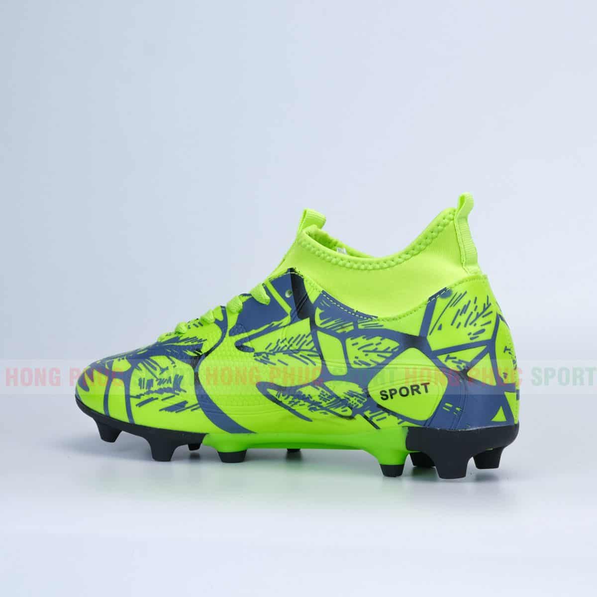 GIÀY ĐÁ BÓNG CỔ CAO SÂN CỎ TỰ NHIÊN TN289 MÀU XANH CHUỐI GIÀY ĐÁ BÓNG CỔ CAO SÂN CỎ TỰ NHIÊN TN289 MÀU XANH CHUỐI