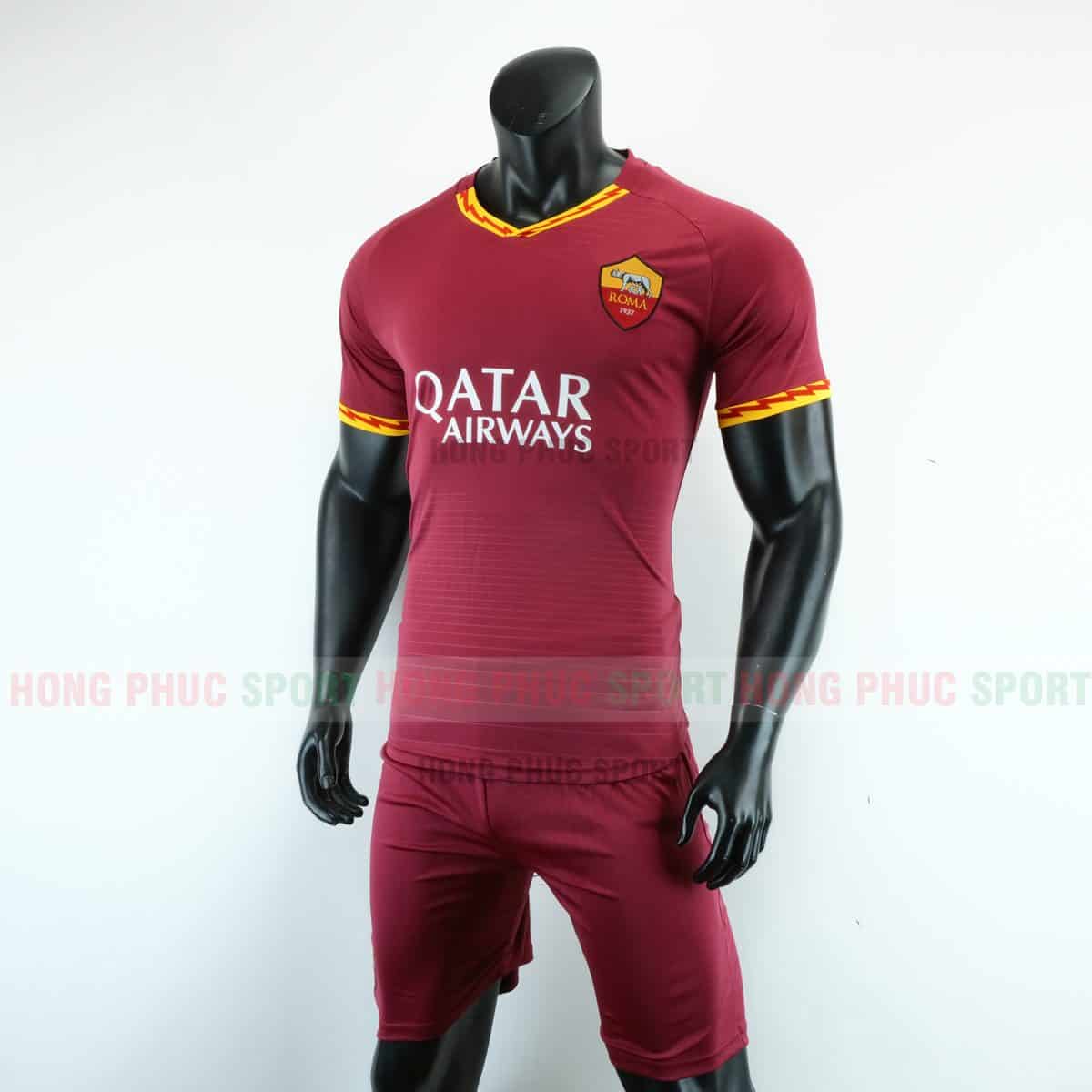 Áo bóng đá AS Roma sân nhà 2019 2020 màu đỏ