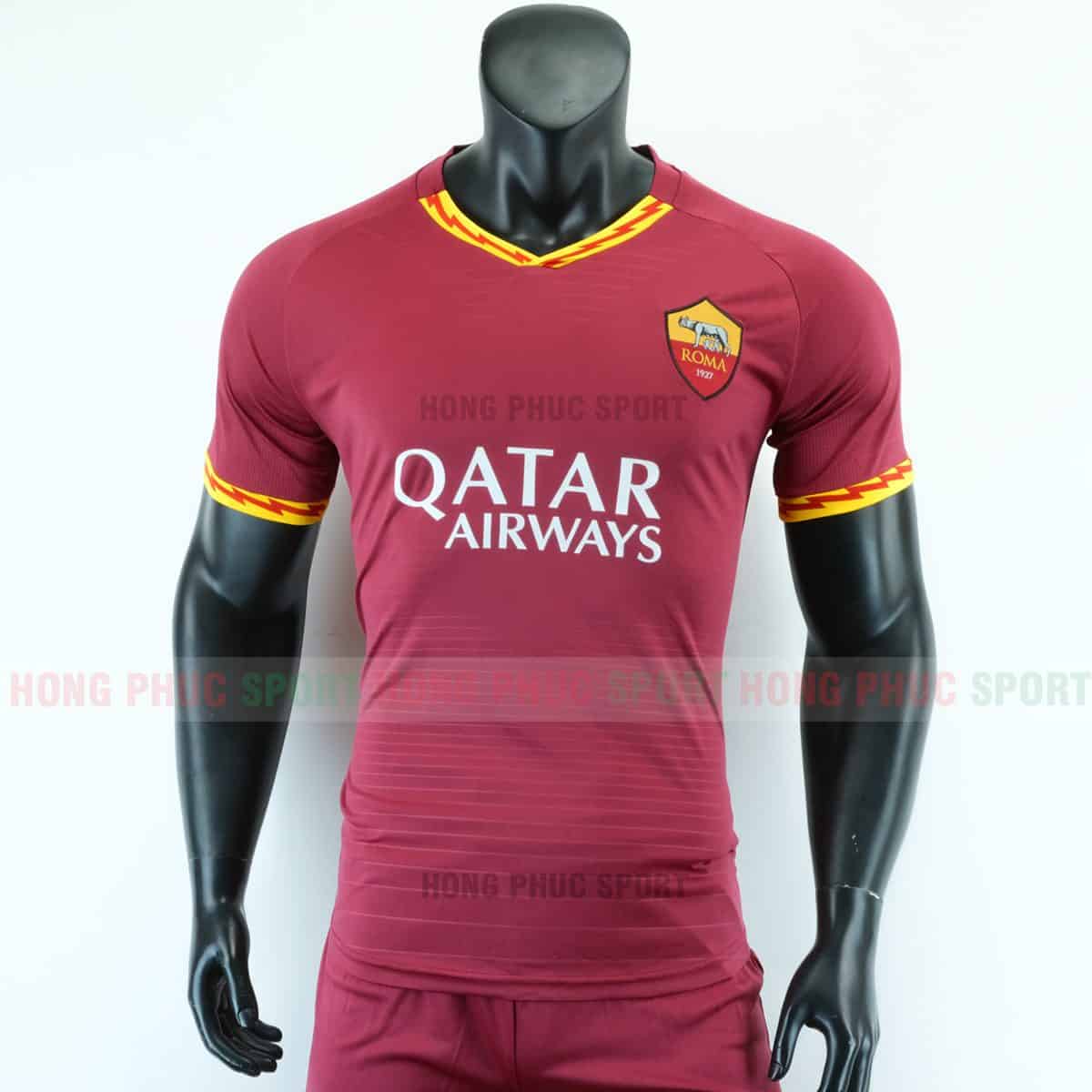Áo bóng đá AS Roma sân nhà 2019 2020 màu đỏ Áo bóng đá AS Roma sân nhà 2019 2020 màu đỏ