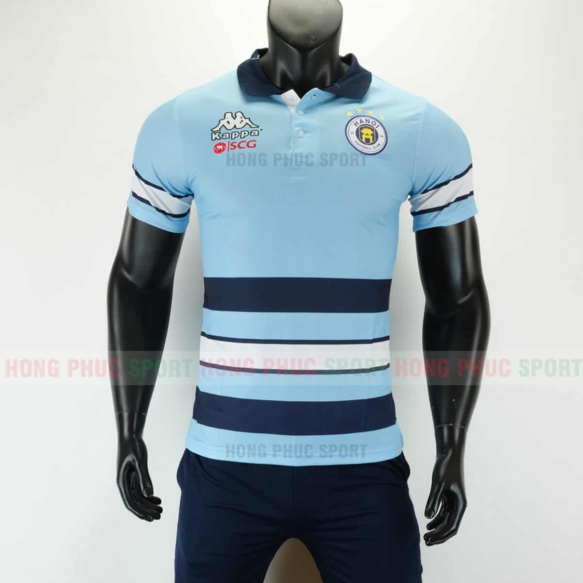 Áo bóng đá di chuyển CLB Hà Nội 2019 2020 màu xanh nhạt Áo bóng đá di chuyển CLB Hà Nội 2019 2020 màu xanh nhạt