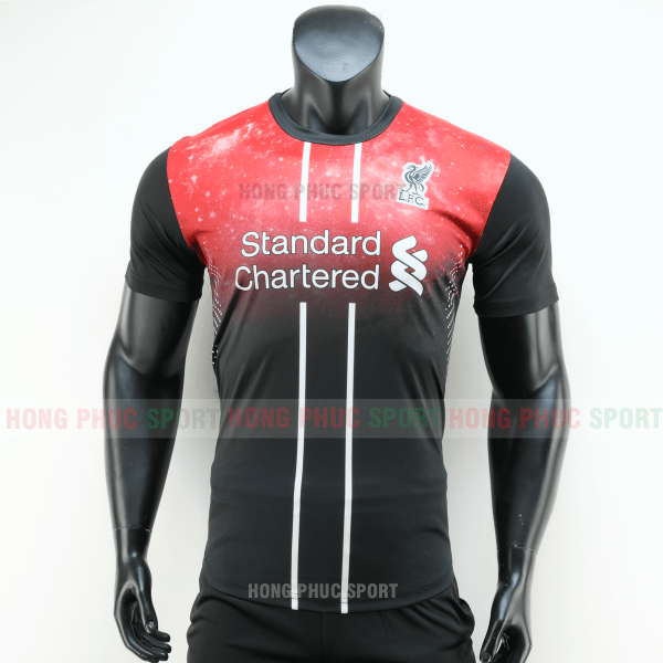 ÁO BÓNG ĐÁ LIVERPOOL 2019 2020 MÀU ĐỎ ĐEN