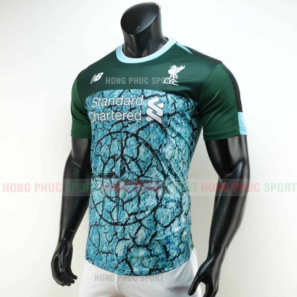 ÁO BÓNG ĐÁ LIVERPOOL 2019 2020 MÀU XANH