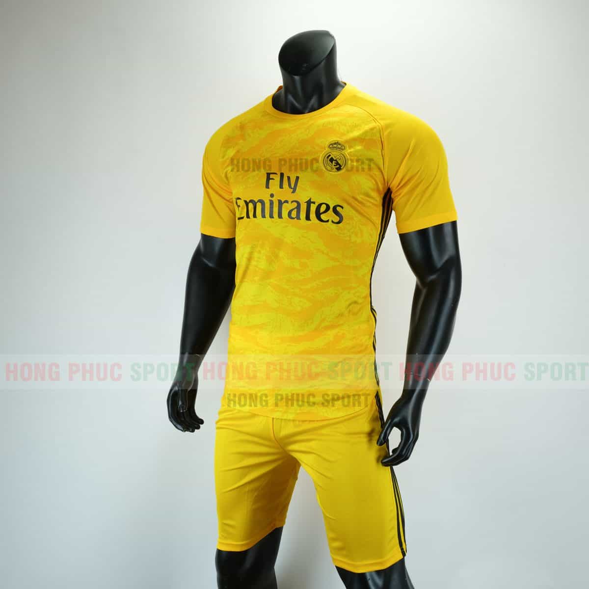 Áo đá banh thủ môn Real Madrid 2019 2020 màu vàng Áo đá banh thủ môn Real Madrid 2019 2020 màu vàng