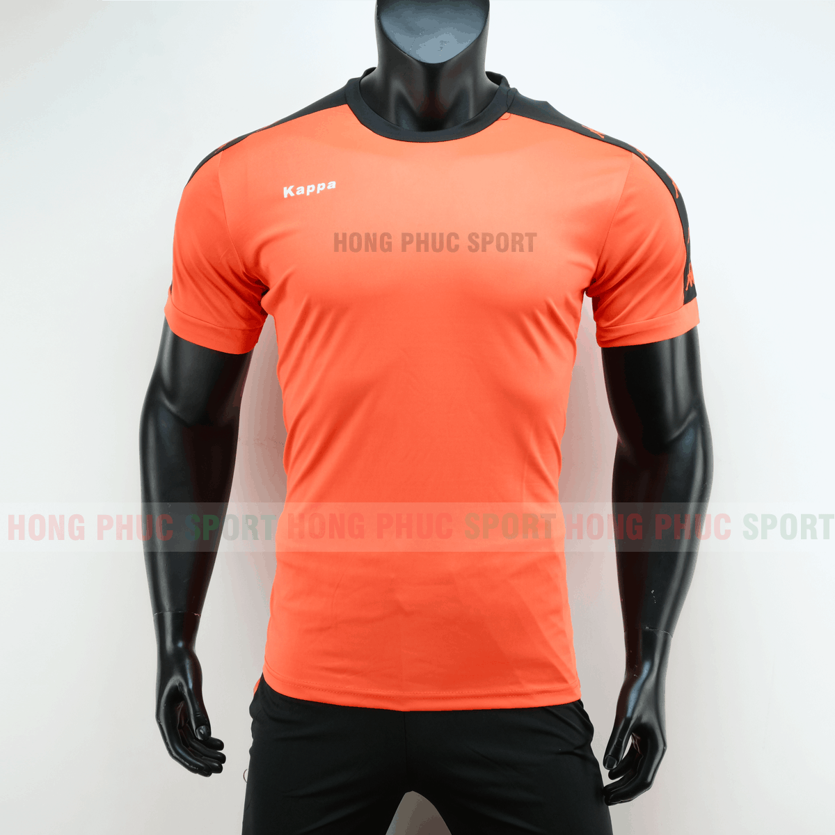 Áo đá bóng Kappa màu cam không logo 2019 2020 Áo đá bóng Kappa màu cam không logo 2019 2020
