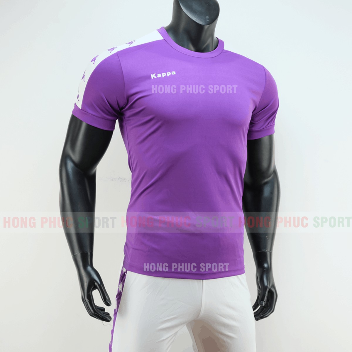 Áo đá bóng Kappa màu tím không logo 2019 2020 Áo đá bóng Kappa màu tím không logo 2019 2020