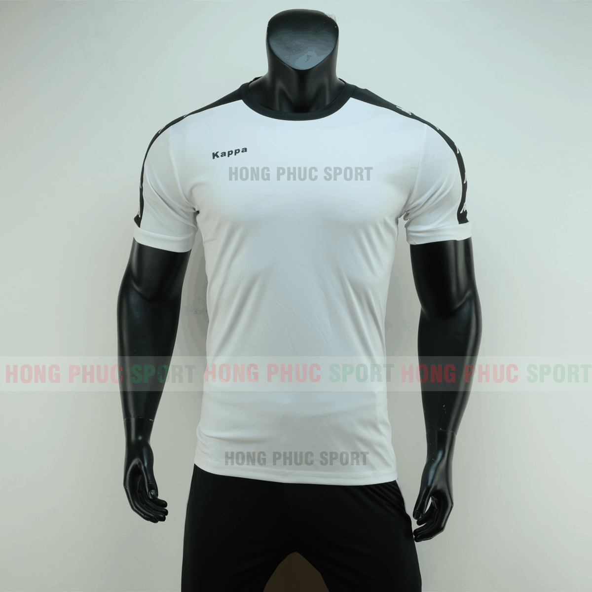 Áo đá bóng Kappa màu trắng không logo 2019 2020 Áo đá bóng Kappa màu trắng không logo 2019 2020