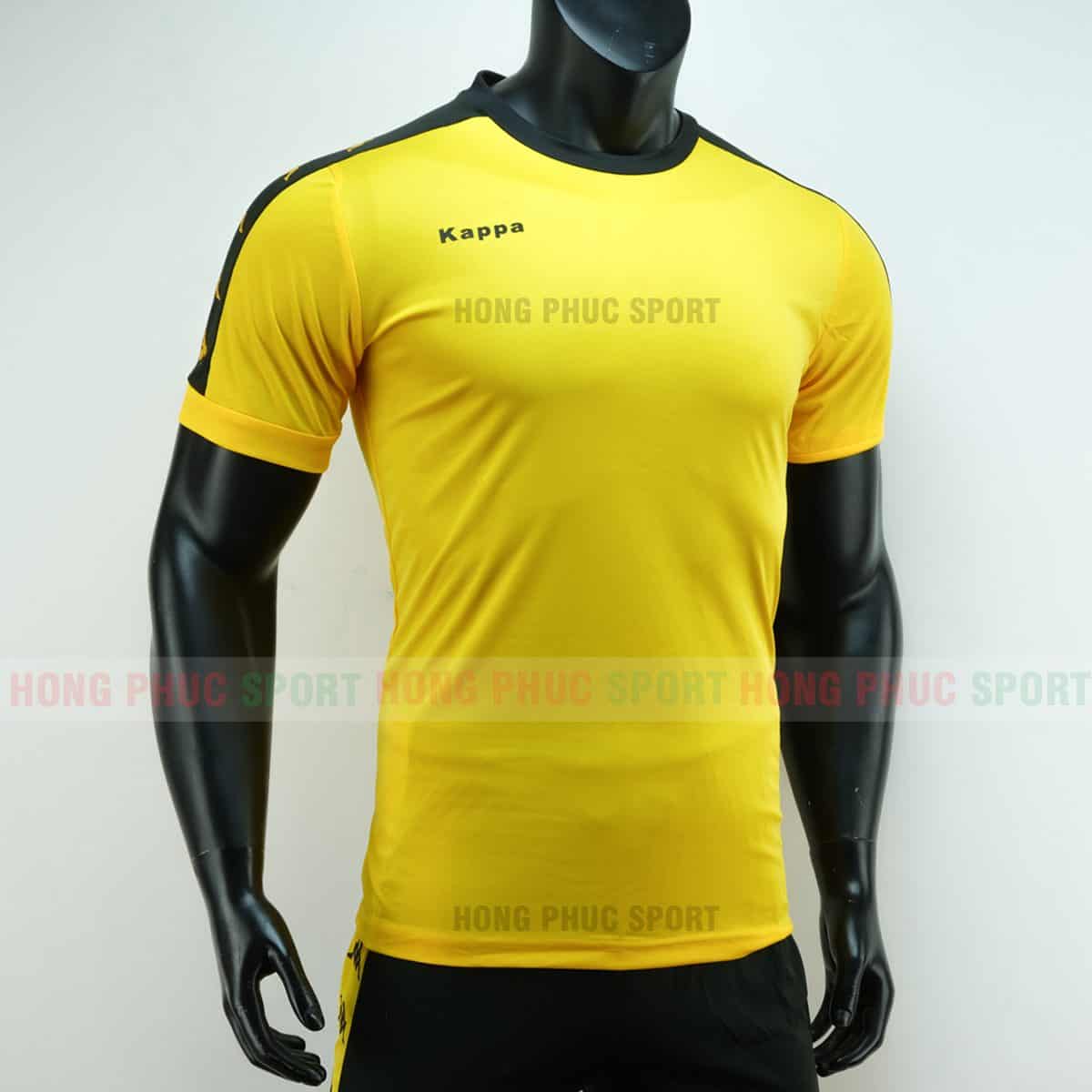 Áo đá bóng Kappa màu vàng không logo 2019 2020 Áo đá bóng Kappa màu vàng không logo 2019 2020