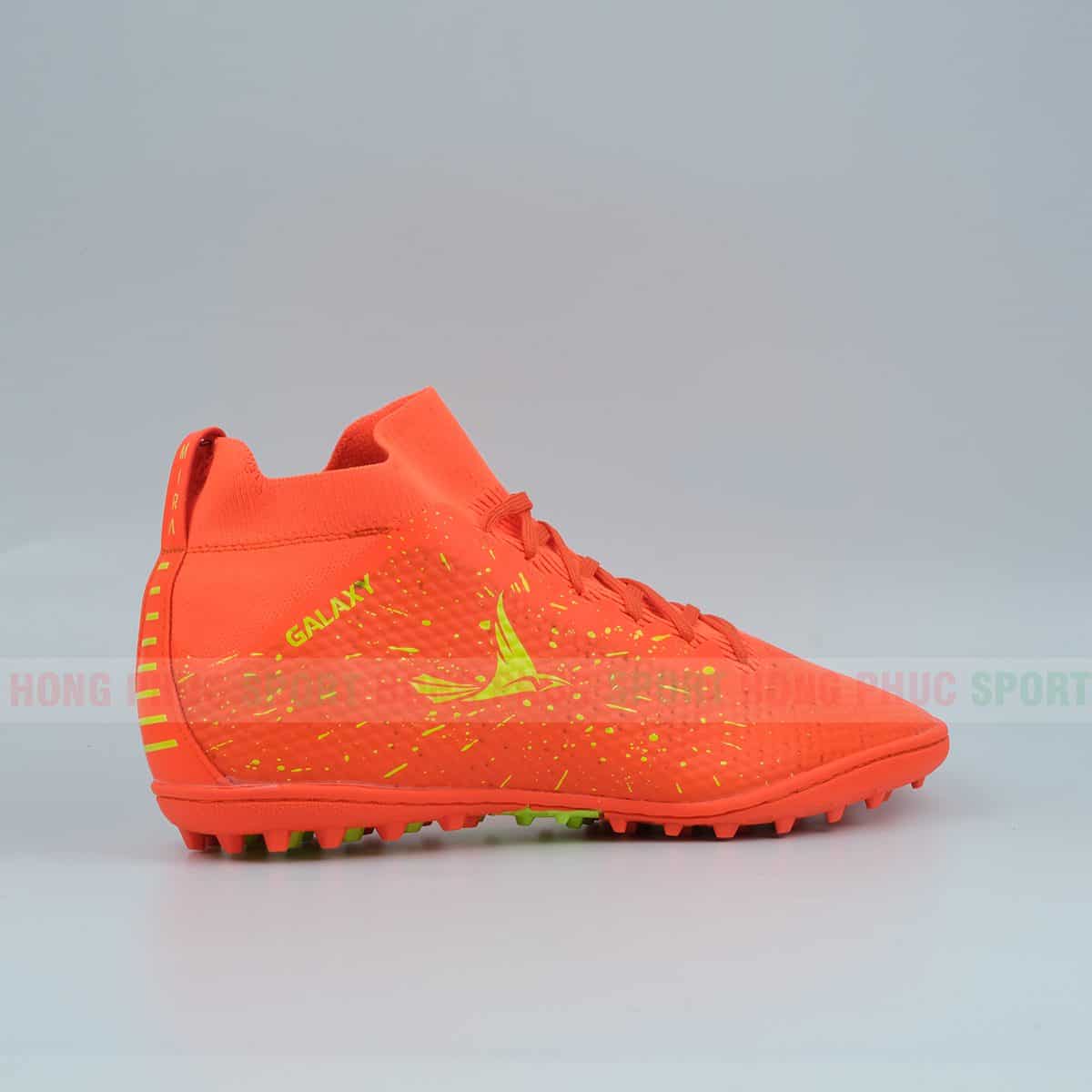 GIÀY ĐÁ BÓNG CAO CỔ CAO CẤP CHÍNH HÃNG MIRA GALAXY MÀU CAM