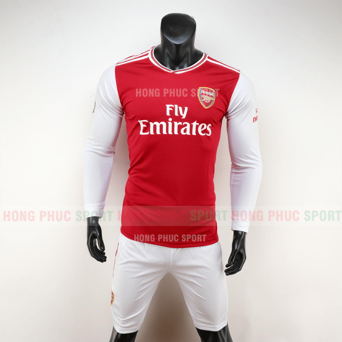 ÁO ĐÁ BÓNG ARSENAL DÀI TAY SÂN NHÀ 2019 2020 MÀU ĐỎ 