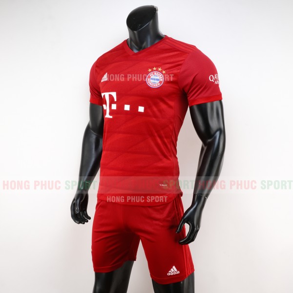 Áo bóng đá Bayern Munich sân nhà 2019 2020 màu đỏ hàng thái