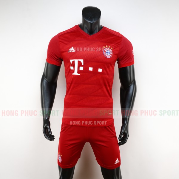 Áo bóng đá Bayern Munich sân nhà 2019 2020 màu đỏ hàng thái