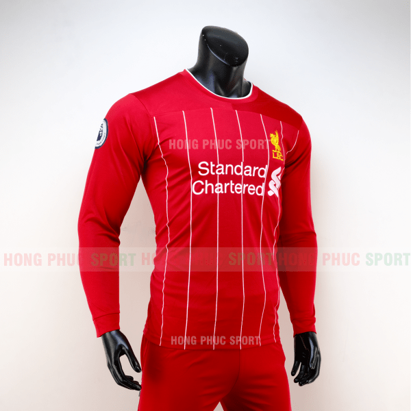 ÁO BÓNG ĐÁ LIVERPOOL DÀI TAY SÂN NHÀ 2019 2020 MÀU ĐỎ