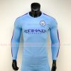 ÁO BÓNG ĐÁ MANCHESTER CITY DÀI TAY SÂN NHÀ 2019 2020 MÀU XANH