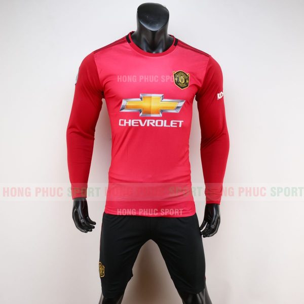 ÁO BÓNG ĐÁ MANCHESTER UNITED DÀI TAY SÂN NHÀ 2019 2020 ĐỎ