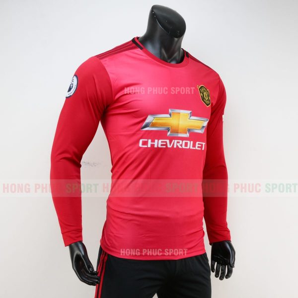 ÁO BÓNG ĐÁ MANCHESTER UNITED DÀI TAY SÂN NHÀ 2019 2020 ĐỎ