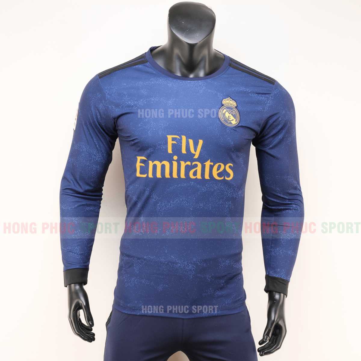 ÁO BÓNG ĐÁ REAL MADRID DÀI TAY SÂN KHÁCH 2019 2020 MÀU XANH BẠC HÀ ÁO BÓNG ĐÁ REAL MADRID DÀI TAY SÂN KHÁCH 2019 2020 MÀU XANH BẠC HÀ