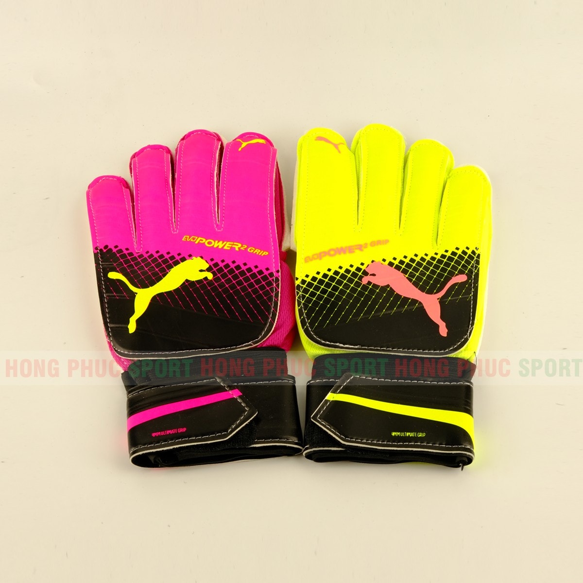 GĂNG TAY THỦ MÔN PUMA EVOPOWER 2 GRIP MÀU HỒNG VÀNG GĂNG TAY THỦ MÔN PUMA EVOPOWER 2 GRIP MÀU HỒNG VÀNG
