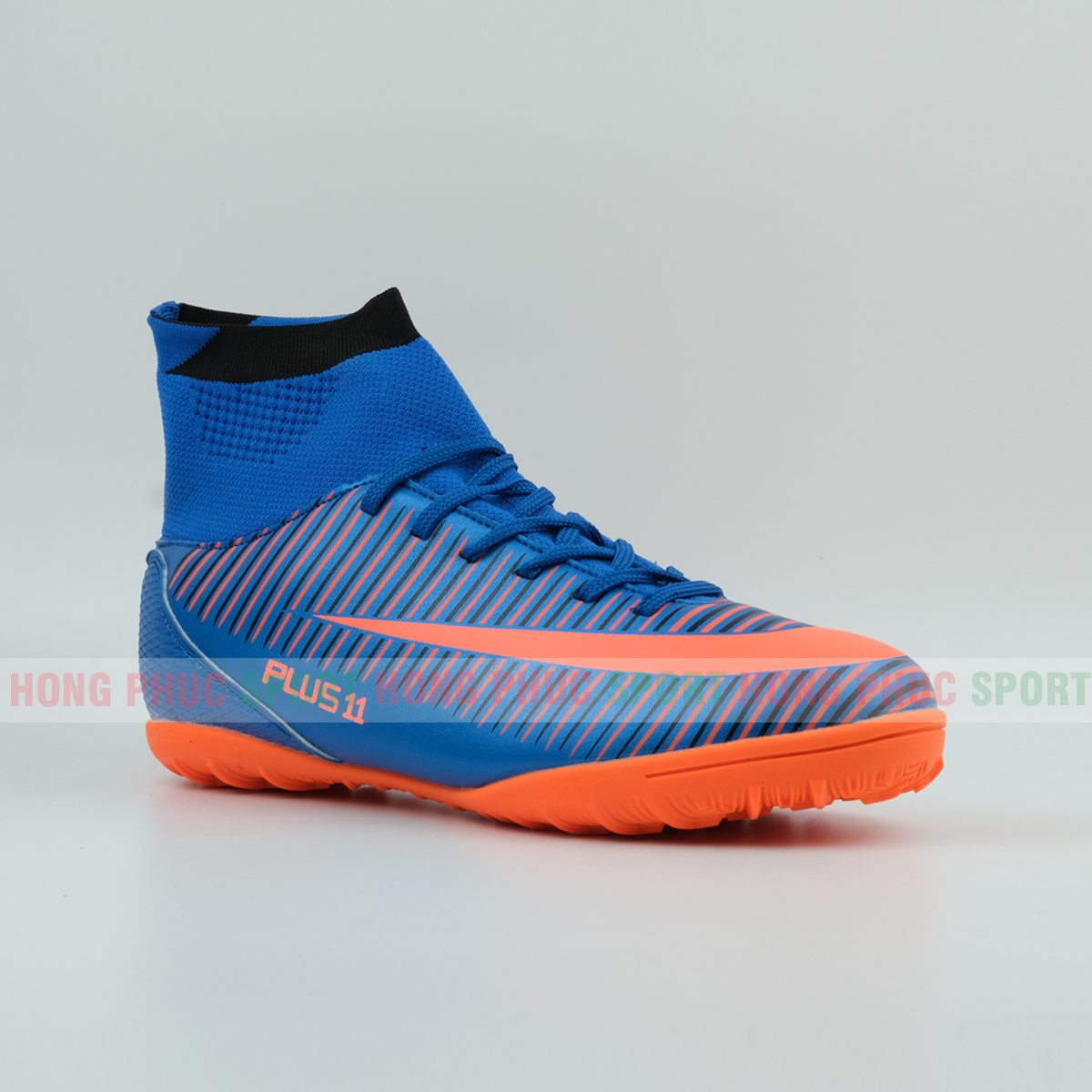 Giày đá bóng cao cổ cao cấp sân cỏ nhân tạo Plus 2019 xanh Giày đá bóng cao cổ cao cấp sân cỏ nhân tạo Plus 2019 xanh