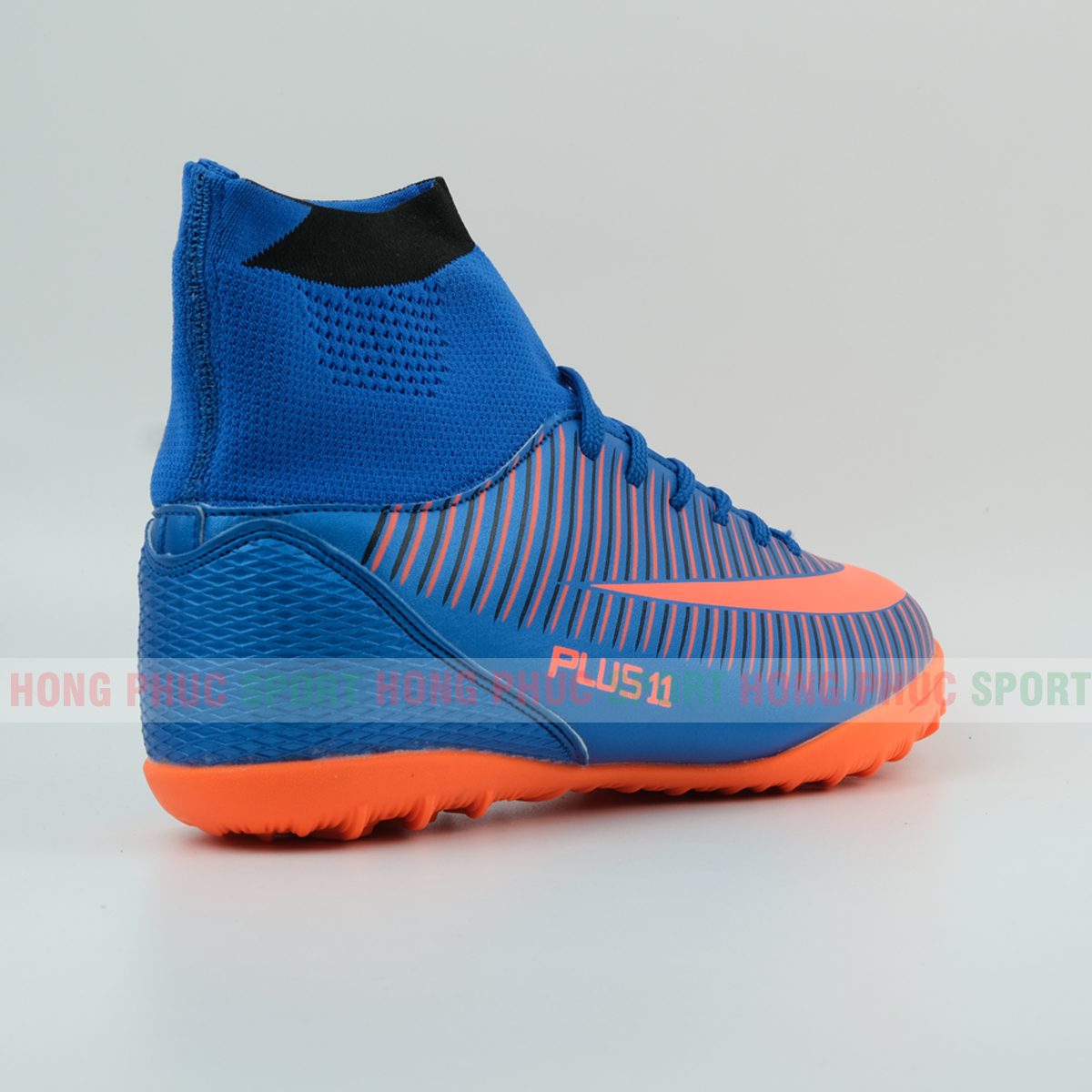 Giày đá bóng cao cổ cao cấp sân cỏ nhân tạo Plus 2019 xanh Giày đá bóng cao cổ cao cấp sân cỏ nhân tạo Plus 2019 xanh
