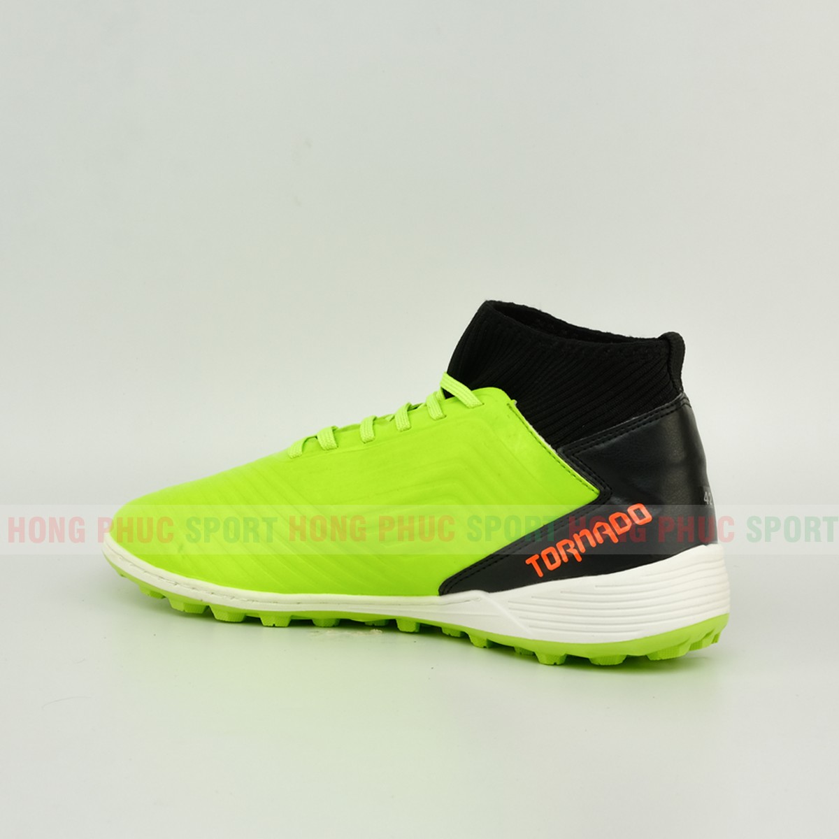 Giày đá bóng cao cổ sân cỏ nhân tạo TASOKI 2019 màu xanh chuối