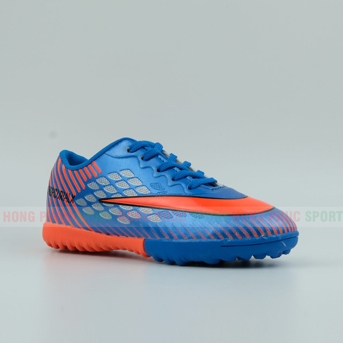 GIÀY ĐÁ BÓNG ĐÃ KHÂU FULL ĐẾ MERCURIALX MÀU XANH