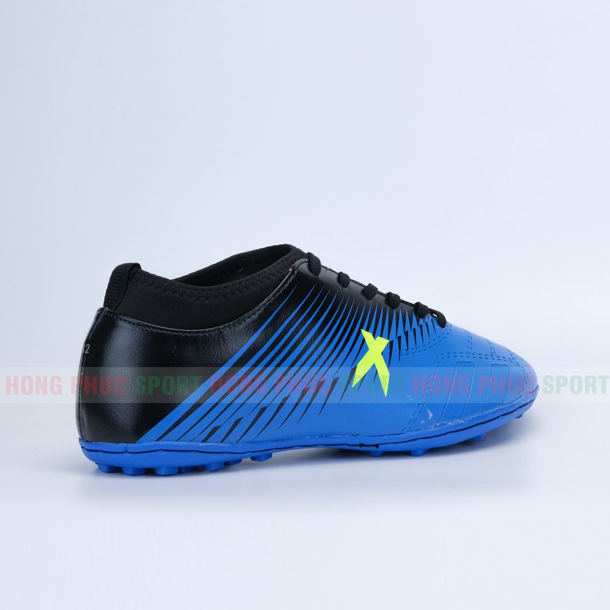 GIÀY ĐÁ BÓNG KÈM TẤT CHỐNG TRƠN - KHÂU FULL ĐẾ MÀU XANH