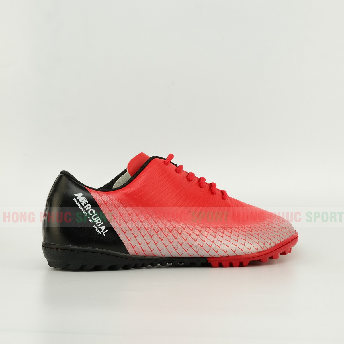 GIÀY ĐÁ BÓNG MERCURIAL NT200 KHÂU FULL ĐẾ MÀU ĐỎ