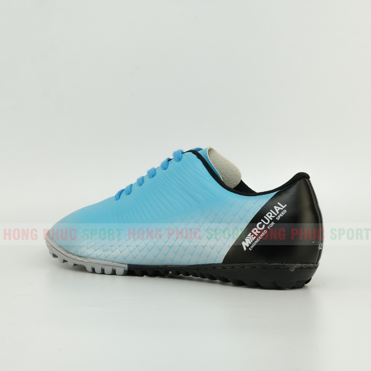 GIÀY ĐÁ BÓNG MERCURIAL NT200 KHÂU FULL ĐẾ MÀU XANH