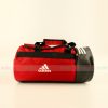Túi trống thể thao Adidas có ngăn đựng giày màu đỏ