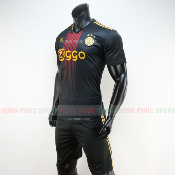 Áo bóng đá Ajax 2019 2020 màu đen hàng thái