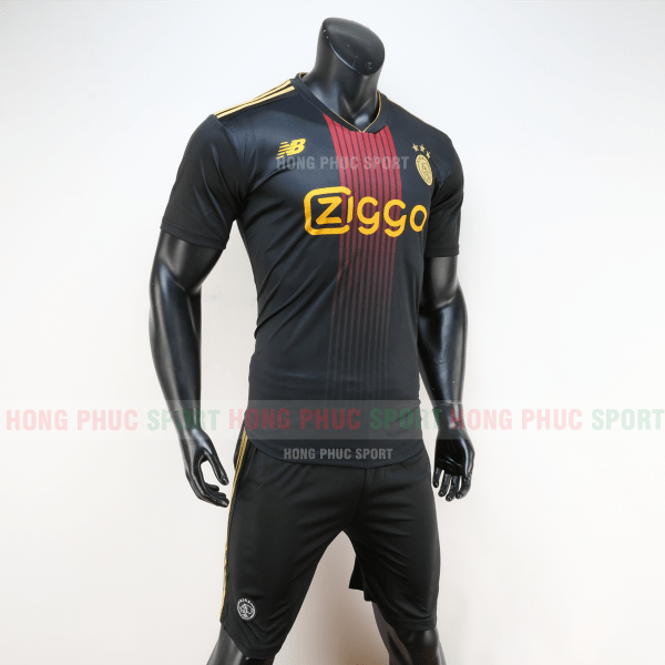 Áo bóng đá Ajax 2019 2020 màu đen hàng thái